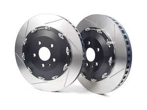 ES#5516582 - 9953LR - 2-Piece Floating Brake Rotors | Front 370mm Slotted - RS 3 8Y - Upgrade your high-performance braking system with these direct-fit, 2-piece floating front brake rotors. - Neuspeed - Audi