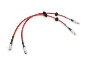 ES#5529327 - 064682LA01 - Exact-Fit Stainless Steel Brake Lines - Front - DOT Compliant kit to improve pedal feel in your vehicle. - ECS - Mercedes Benz