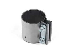 ES#5396548 - D0001-CL1-76 - Exhaust Sleeve Clamp - 76mm - Upgrade the look of and quiet down your leaking exhaust. 76mm OD fitment - ECS - Audi BMW Volkswagen Mercedes Benz MINI Porsche