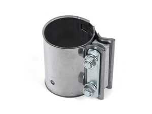 ES#5396546 - D0001-CL1-64 - Exhaust Sleeve Clamp - 64mm - Upgrade the look of and quiet down your leaking exhaust. 64mm OD fitment - ECS - Audi BMW Volkswagen Mercedes Benz MINI Porsche