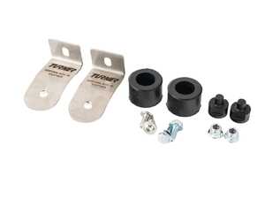ES#5506776 - 059198la03KT - E30 Heavy Duty Radiator Mounting Brackets - Keep your radiator secure! Replaces the bulky factory radiator mount with dual brushed stainless steel brackets for enhanced structural integrity. - Turner Motorsport - BMW