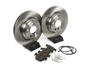 ES#3990583 - KOE6667 - Z17 Stock Replacement Brake Kit - Rear - Includes Z17 ceramic brake pads, rotors, and stainless-steel hardware - Power Stop - BMW