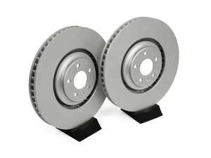 ES#4668342 - 4H0615301AN-P - Front V5 Plain Brake Rotors - Set (380x36) - Precision manufactured and featuring a GeoSpec corrosion-resistant coating - ECS - Audi