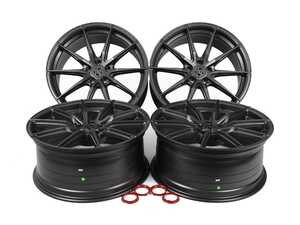 ES#4464539 - 027-2KT1 - 20" Tekniform Style 027 - Set Of Four - 20"x9" ET30 5x112 - Matte Gunmetal - Tekniform - Audi Volkswagen