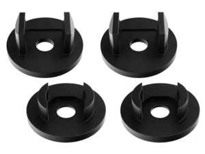 ES#5477658 - TGK-0404-01 - TGK Motorsport Rear Subframe Mount Billet Insert Kit - Precision-machined billet aluminum rear subframe inserts that eliminate unwanted chassis flex and sharpen the handling of your B8 or C7 platform Audi. - TGK Motorsport - Audi