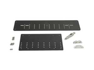 ES#3552420 - E10701120EURO - Euro Tow Hook Mounted License Plate Bracket - Keep your front bumper free of holes and allow your front plate to be easily removed for shows or photo shoots - Rennline - Audi