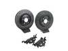 ES#5516552 - EP24-1897KT - ECS Front Brake Service Kit - This complete front brake kit upgrades stopping power, heat dissipation, and pedal feel on select Audi models. - Assembled By ECS - Audi