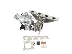 ES#5516533 - 06j145713f2KT - BMTS K03 Turbocharger With D&W Installation Kit (2.0T TSI EA888 Gen1/Gen2) - Restore original boost delivery, throttle response, and emissions compliance to your 2.0T TSI engine with this direct-fit replacement turbocharger bundle. - BMTS Technology - Audi Volkswagen