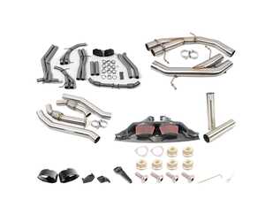 ES#5516811 - 041823LA03DBKT - D4 S8 4.0T Non-Resonated Cat-Back Exhaust & Luft-Technik Performance Intake System - With Upgraded Turbo Inlets - Doorbusters - Audi
