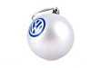 ES#2500708 - 18003 - Volkswagen Ornament - Silver - (NO LONGER AVAILABLE) - Decorate for the holidays, the VW way! - DriverGear - 