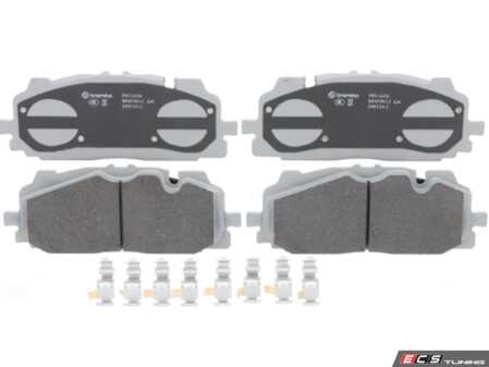 ES#4852734 - 4M0698151BKN - Front Brake Pad Set  - Ceramic - Restore the stopping power in your vehicle - Brembo - Audi