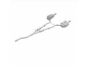 ES#5516259 - 106-0169 - Direct-Fit Replacement Exhaust Kit - Take the guesswork out of replacing your rusted or damaged factory exhaust with this complete, high-quality direct-fit replacement system. - BRExhaust - Audi