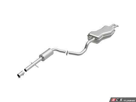 ES#5516265 - 106-0187 - Direct-Fit Replacement Exhaust Kit - Take the guesswork out of replacing your rusted or damaged factory exhaust with this complete, high-quality direct-fit replacement system. - BRExhaust - Volkswagen