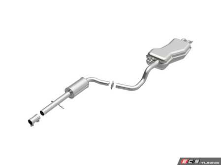 ES#5516268 - 106-0188 - Direct-Fit Replacement Exhaust Kit - Take the guesswork out of replacing your rusted or damaged factory exhaust with this complete, high-quality direct-fit replacement system. - BRExhaust - Volkswagen