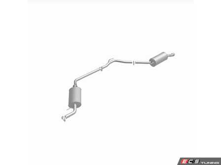 ES#5516272 - 106-0230 - Direct-Fit Replacement Exhaust Kit - Take the guesswork out of replacing your rusted or damaged factory exhaust with this complete, high-quality direct-fit replacement system. - BRExhaust - Volkswagen