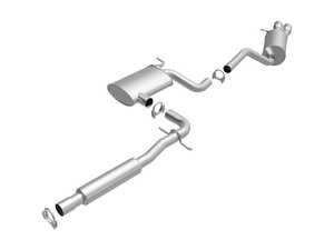 ES#5516314 - 106-0253 - Direct-Fit Replacement Exhaust System Kit - Replace your rusted or noisy factory exhaust with a durable, bolt-on OEM-style direct-fit replacement exhaust system. - BRExhaust - Volkswagen