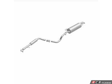 ES#5516338 - 106-0311 - Direct-Fit Replacement Exhaust System Kit - Eliminate exhaust leaks and restore factory quiet performance with this direct-fit, bolt-on replacement exhaust system. - BRExhaust - Volkswagen