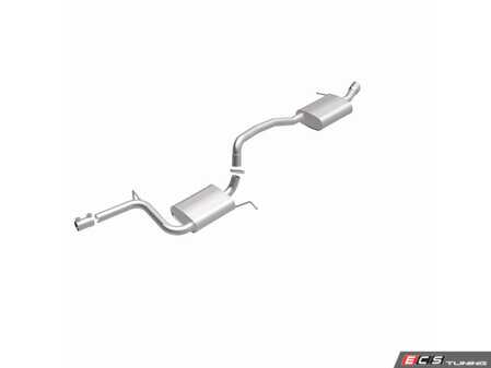 ES#5516364 - 106-0820 - Direct-Fit Replacement Exhaust System Kit - Eliminate exhaust leaks and restore factory quiet performance with this direct-fit, bolt-on replacement exhaust system. - BRExhaust - Volkswagen