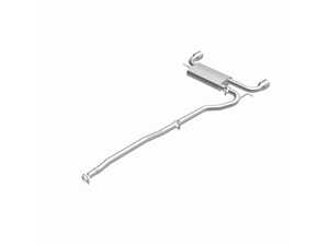 ES#5425679 - 106-0887 - Direct-Fit Replacement Exhaust System - Cat Back - Stock replacement with hardware. 4" tips with 2.5" pipe. Aluminized Steel - BRExhaust - MINI