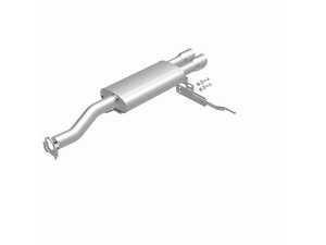 ES#5425691 - 106-0905 - Direct-Fit Replacement Exhaust System - Axle Back  - From behind the axle to the rear. 2.5" pipe with 4" polished dual center exit tips. Aluminized Steel - BRExhaust - MINI