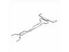 ES#5516378 - 106-0919 - Direct-Fit Replacement Exhaust System Kit - Eliminate exhaust leaks and restore factory quiet performance with this direct-fit, bolt-on replacement exhaust system. - BRExhaust - Audi