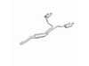 ES#5516380 - 106-0924 - Direct-Fit Replacement Exhaust System Kit - Eliminate exhaust leaks and restore factory quiet performance with this direct-fit, bolt-on replacement exhaust system. - BRExhaust - Audi
