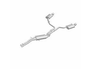 ES#5516380 - 106-0924 - Direct-Fit Replacement Exhaust System Kit - Eliminate exhaust leaks and restore factory quiet performance with this direct-fit, bolt-on replacement exhaust system. - BRExhaust - Audi