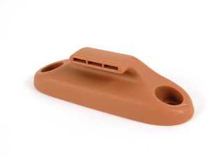 ES#1448656 - 955522080036C6 - Backrest Support Trim - Sand Beige - Engages with underside of seat base when backrest is folded - Genuine Porsche - Porsche