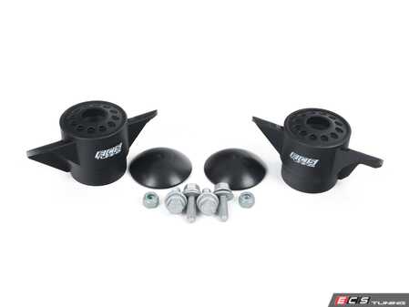 ES#5491437 - 8K0513353ECKT6 - Heavy Duty Rubber Rear Upper Shock Mount Kit - Pair & Hardware - Enhance longevity and improve your Audi or Porsche's handling with our in-house designed HD rubber shock mount! - ECS - Audi Porsche