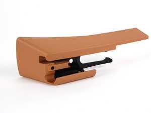 ES#1447953 - 955521338016C6 - Front Seat Rail Cover - Right Rear - Sand Beige - Plastic trim for the seat track - Genuine Porsche - Porsche