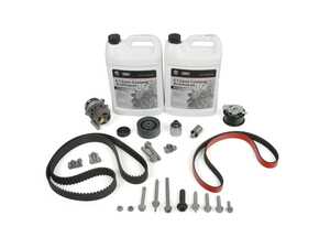 ES#4845330 - 03L198001U2KT - Timing Belt Kit - Ultimate Plus - The Ultimate timing belt kit just got better, same good parts with added Genuine VW/Audi coolant - Assembled By ECS - Volkswagen