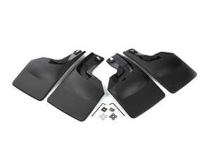 ES#3458480 - 110065-120065 - No Drill Mudflaps - Black - Ford F-250/F-350 2017 + No fender flares - WeatherTech - 