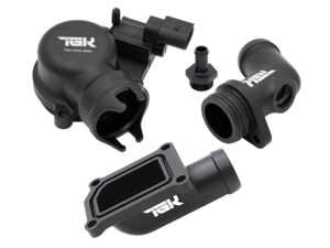 ES#5477629 - TGK-0304-09 - TGK Motorsport Audi 4.0T Coolant Shutoff Delete Piping Kit - Eliminate common coolant leaks and overheating risks on your Audi 4.0T with this durable, CNC-machined billet aluminum reliability upgrade. - TGK Motorsport - Audi