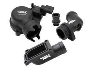 ES#5477630 - TGK-0304-10 - TGK Motorsport Audi 4.0T Coolant Shutoff Delete Piping Kit - Eliminate common coolant leaks and overheating risks on your Audi 4.0T with this durable, CNC-machined billet aluminum reliability upgrade. - TGK Motorsport - Audi