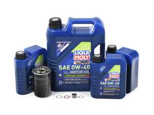ES#5471122 - 0PB115351KT3 - Liqui Moly Synthoil Energy Oil Service Kit (0w-40) - Includes Genuine filter and Liqui Moly Synthoil Energy Engine Oil - Assembled By ECS - Porsche