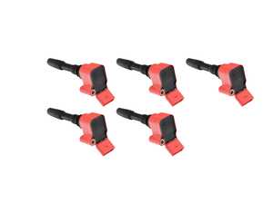 ES#3691807 - 06h905110lKT1 - Red Top Ignition Coil Packs - Set Of Five - Dress up your engine bay with these red top coil packs! - NFIS Original Equipment - Audi