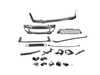 ES#4137357 - 51112759494KT - MINI Aero III JCW Front Bumper Kit - Gloss Black Lip/Spoiler  - Used to upgrade your front bumper JCW Aero III design with factory upgraded Brake Ducts - Assembled By ECS - MINI