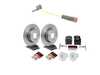 ES#4643420 - 2104231012KT2 - Rear Brake Service Kit - Featuring Brembo rotors, and Brembo Ceramic pads - Assembled By ECS - Mercedes Benz