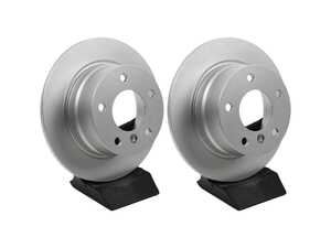 ES#4669003 - 34216794298-P - Rear V5 Plain Brake Rotors - Set (272x10) - Precision manufactured and featuring a GeoSpec corrosion-resistant coating - ECS - BMW