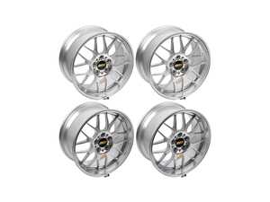 ES#4758800 - RG734HDSKKT1 - 18" BBS RGR Wheels - Staggered Set Of Four  - 18x8.5 ET38 / 18x9 ET45 72.6CB 5x120 - Diamond Silver - BBS - BMW