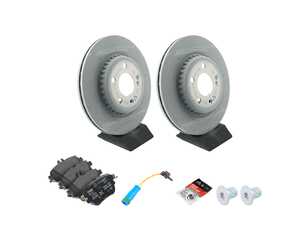 ES#4768299 - 0004231812KT5 - Rear Brake Service Kit - Featuring Genuine Mercedes-Benz rotors, and pads - Genuine Mercedes Benz - Mercedes Benz