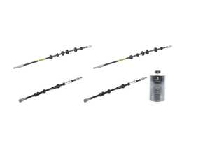 ES#4830809 - 95b611701eKT - Brake Hose Kit - Featuring Genuine Front & Rear Brake Hoses, and Genuine DOT 4 Brake Fluid. - Genuine Porsche - Porsche