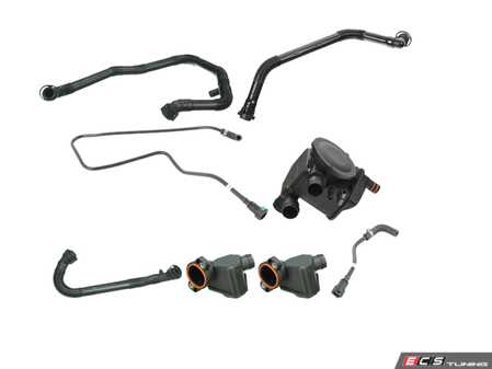 ES#4871841 - 99710703800KT1 - Porsche Engine Oil Separator Kit  - Everything you need to carry out the oil separator service! - Assembled By ECS - Porsche