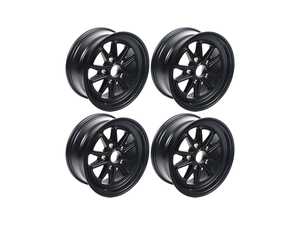ES#4906199 - 001ab-67053+23KT - 16" 52Outlaw 001 Wheels - Set Of Four - 16x7 ET23 5x130 71.6CB - Asphalt Black - fifteen52 - Porsche