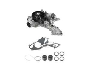 ES#5388740 - 157200010764KT - Remanufactured Water Pump Assembly - Includes Pulley, Gaskets, and Plugs - Price includes a $61.10 refundable core charge. - Genuine Mercedes Benz - Mercedes Benz
