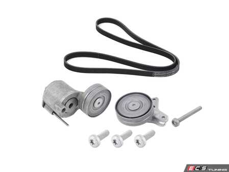 ES#5434405 - 07K145933T2KT - Accessory Belt Kit - Keep your car from breaking down by replacing your cracked drive belt - Assembled By ECS - Audi