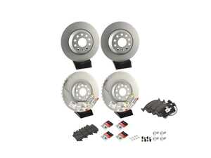 ES#5434744 - 5QN615301AKT2 - Front & Rear Brake Service Kit - Featuring Genuine Rotors, and Pads - Genuine Volkswagen Audi - Volkswagen
