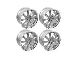 ES#5470069 - 804-2KT - 19" Alzor Style 804 Wheels - Set Of Four - 19x9.5 ET40 5x112 66.6CB - Silver/Machined Lip - Alzor - Audi
