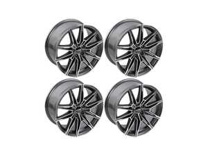 ES#5470119 - 7106-6KT - 19" Alzor Style 7106 Wheels - Set Of Four - 19x9 ET30 5x112 66.6CB - Gunmetal/Machined Face - Alzor - BMW