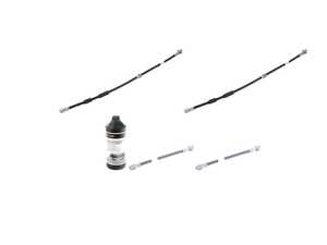 ES#5480468 - 5QM611701CKT1 - Front & Rear Brake Hose Kit - Restore your pedal feel and braking confidence with a fresh pair of Genuine VW/Audi front & rear brake lines. - Genuine Volkswagen Audi - Volkswagen
